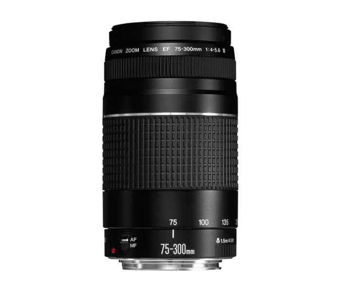 Canon Lens EF 75-300mm f/4-5.6 III - Black - Zoom Image 1