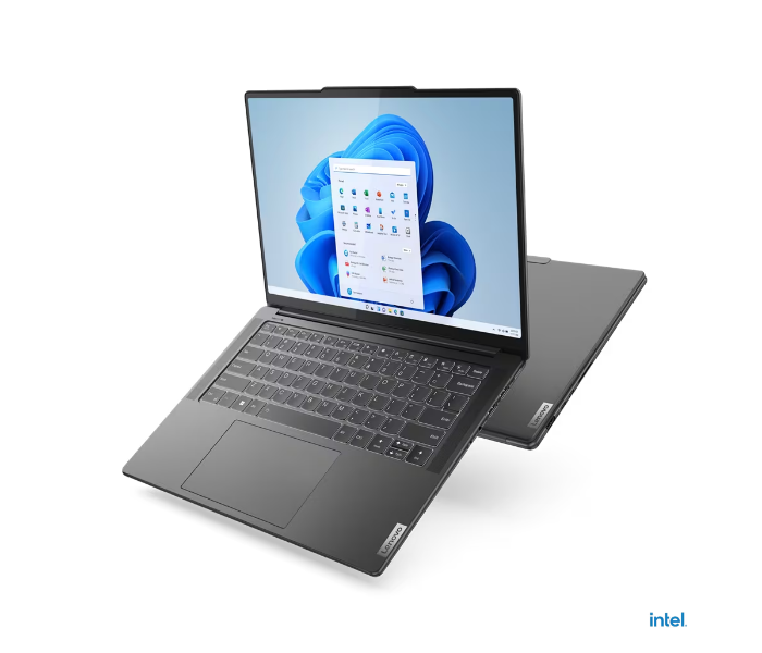 Lenovo Yoga Pro 9 83BU002RAX 14IRP8 14.5 Inch Intel Core i9-13905H Processor 32GB RAM 1TB SSD NVIDIA® GeForce RTX™ 4060 8GB GDDR6 Graphics Windows 11 Home English & Arabic - Storm Grey - Zoom Image 3