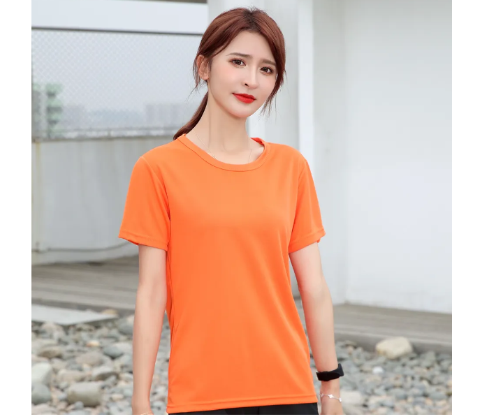 Uni Mixed Color Breathable Casual Round Neck Cotton T-Shirt - XL - Zoom Image 9