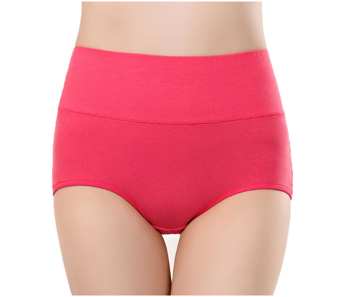 Free Size Women's High Waist Comfy Seamless Stretch Band Waist Lingerie Panty - Zoom Image 2