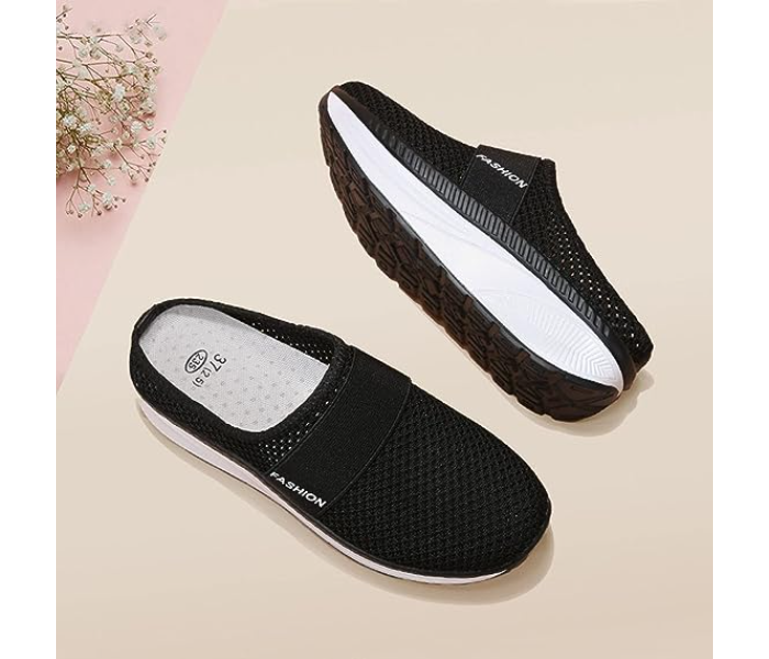 Fashion Breathable Mesh Slip-On Shoes Good-Looking Travel Essentials For Women EU 39 - Black - Zoom Image 2