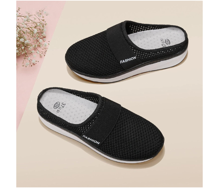 Fashion Breathable Mesh Slip-On Shoes Good-Looking Travel Essentials For Women EU 38 - Black - Zoom Image 1