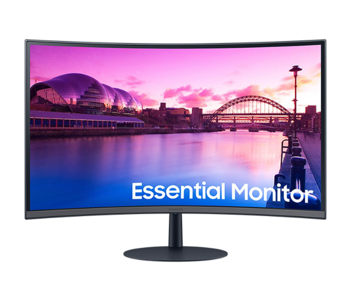 Samsung 1000R LS27C390EAMXUE  27inch FHD Curvature Curved Monitor - Black - Zoom Image 2