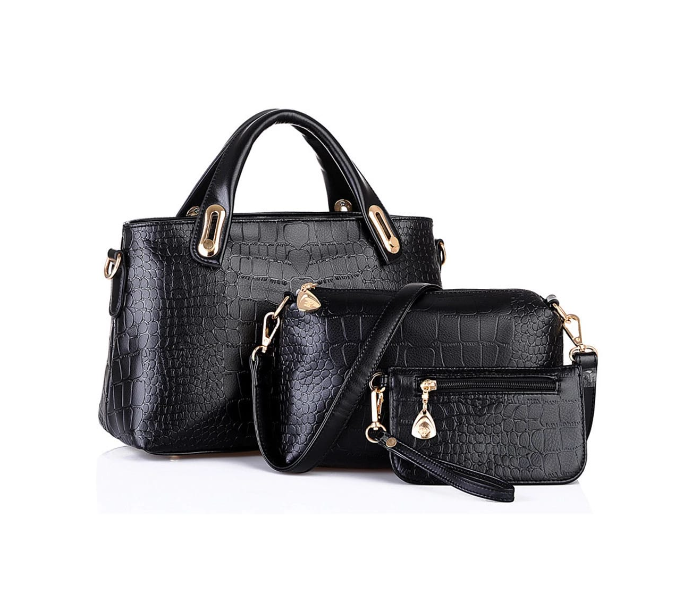 Sets of 3 Pieces Bag For Women - Black - Zoom Image