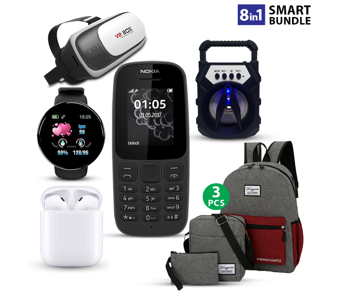 Bundle 1 PCs Set D18 Fitness Tracker Bluetooth Image