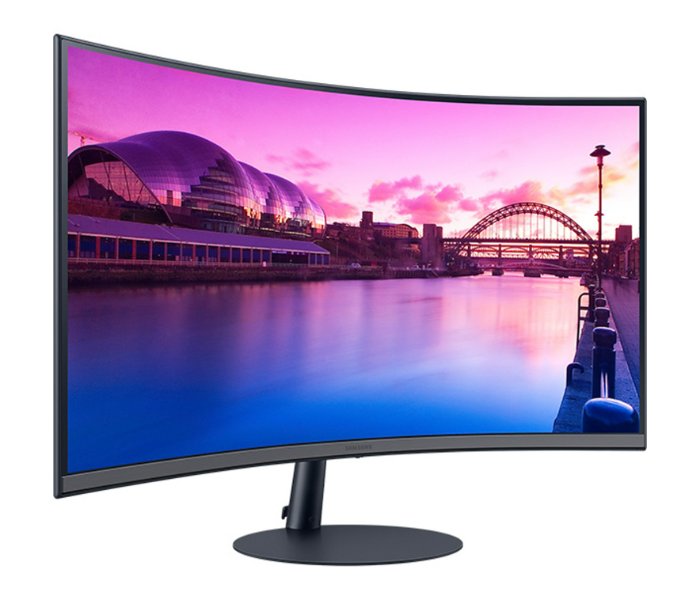 Samsung 1000R LS27C390EAMXUE  27inch FHD Curvature Curved Monitor - Black - Zoom Image 1