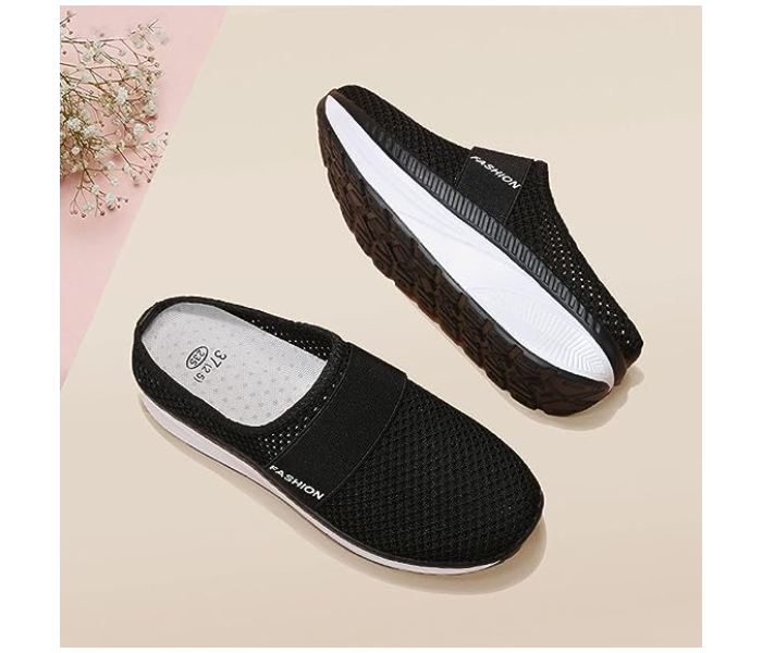 Fashion Breathable Mesh Slip-On Shoes Good-Looking Travel Essentials For Women EU 40 - Black - Zoom Image 2