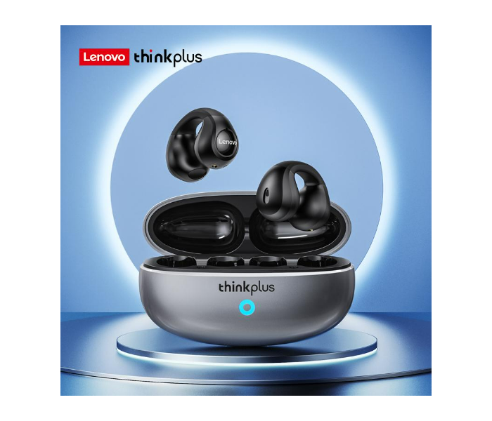  Lenovo Thinkplus XT83 II TWS Wireless Headphones Bluetooth 5.2 Earclip Design Touch Control - Black - Zoom Image 2