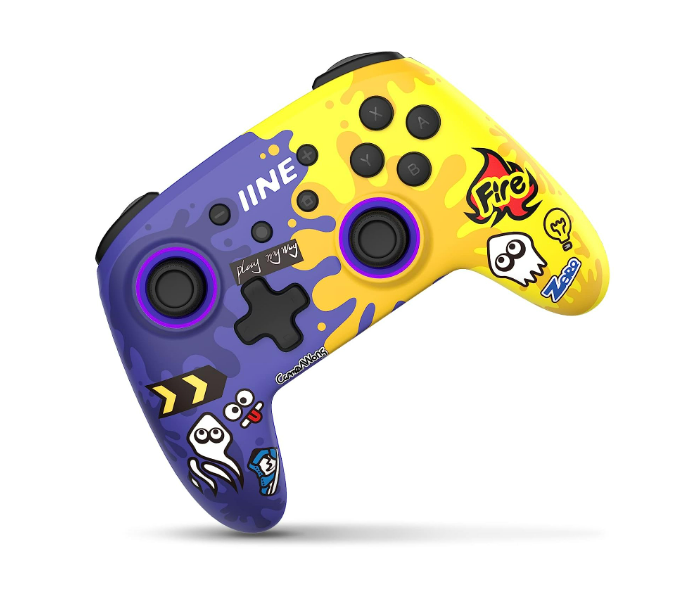 IINE Ares Mecha Wireless Pro Controller – Blue and Yellow - Zoom Image 2