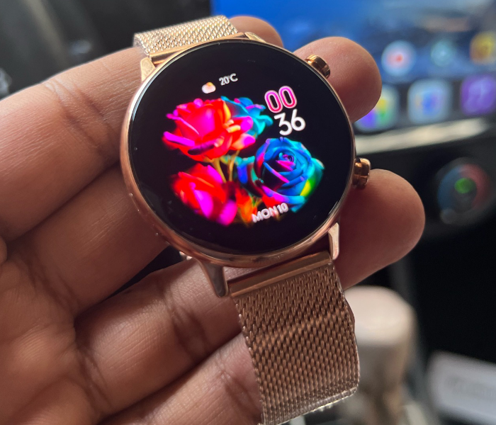 G-tab GT9 Princess AMOLED ladies Smartwatch - Silver - Zoom Image 3