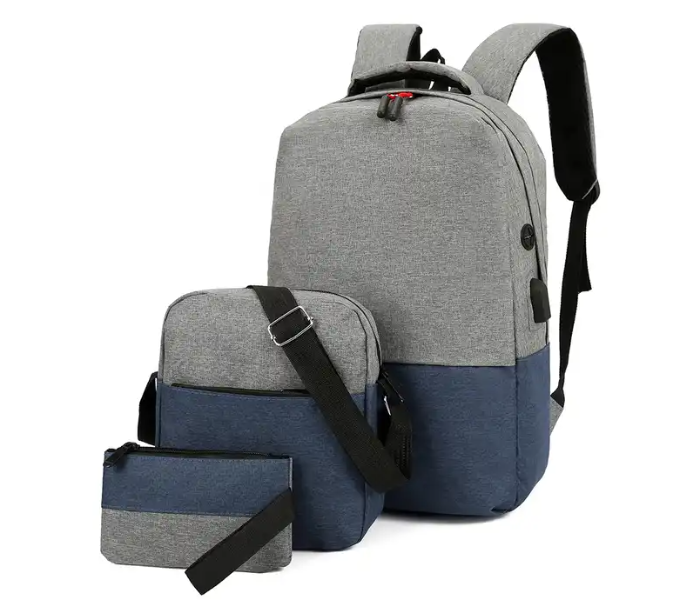 Jongo Set of 3 Pieces Laptop Backpack Unisex - Assorted - Zoom Image