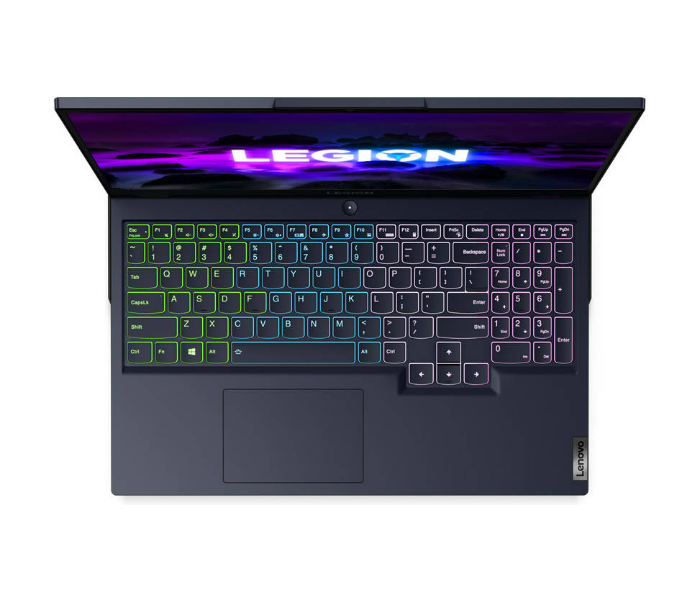 LENOVO LEGION 5 15ACH6A 82NW005QAX 15.6"FHD IPS 165Hz AMD Ryzen7 5800H Processor 16GB 1TB SSD 8GB AMD RX 6600M Graphics Win11 Home Eng-Arab Keyboard - Phanton Blue - Zoom Image 3