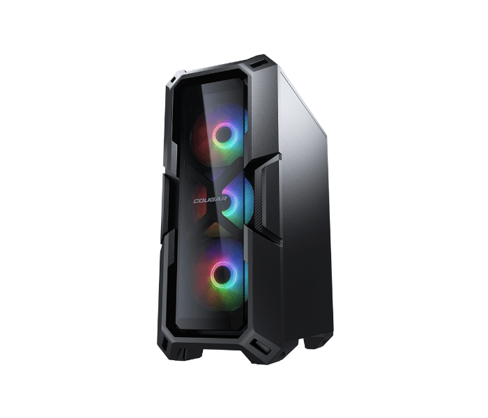 Cougar MX440G RGB Mid-Tower ATX Gaming Case - Black - Zoom Image 2