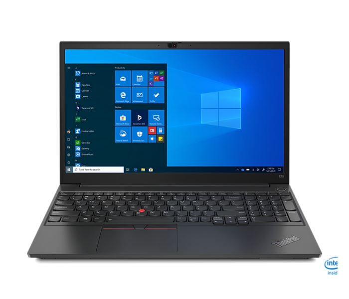 Lenovo 20TD0008AD ThinkPad E15 Black 15.6 inch FHD Intel Core i5 1135G7 Processor 32GB DDR4 RAM 512GB SSD Integrated Intel Iris Xe Graphics Windows 10 Professional 64 - Grey  - Zoom Image 1