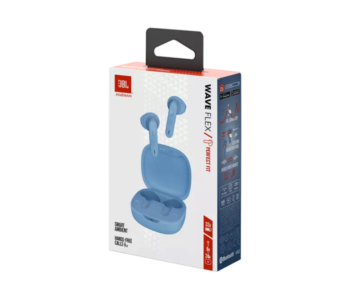 JBL Wave Flex True wireless earbuds - Blue - Zoom Image 5