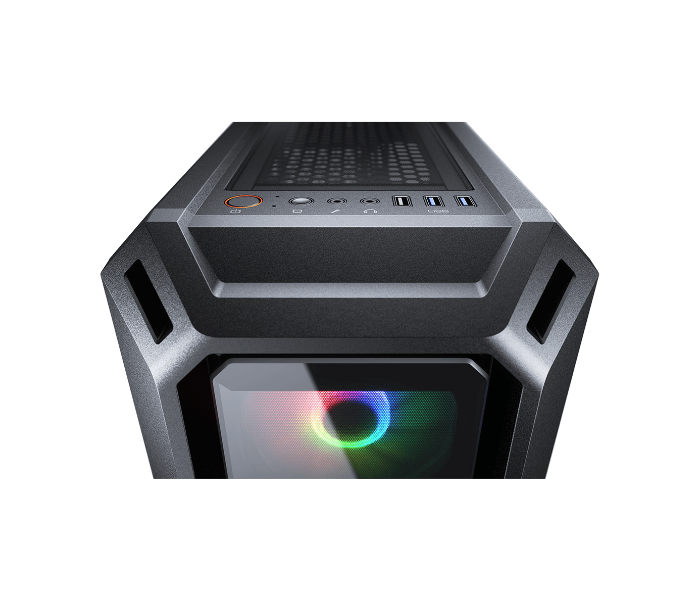 Cougar MX440G RGB Mid-Tower ATX Gaming Case - Black - Zoom Image 7