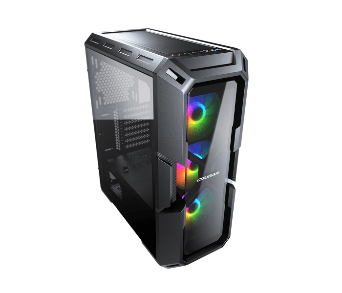 Cougar MX440G RGB Mid-Tower ATX Gaming Case - Black - Zoom Image 4