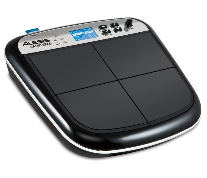 Alesis SAMPLEPAD Compact Four-Pad Percussion Instrument - Black - Zoom Image 1