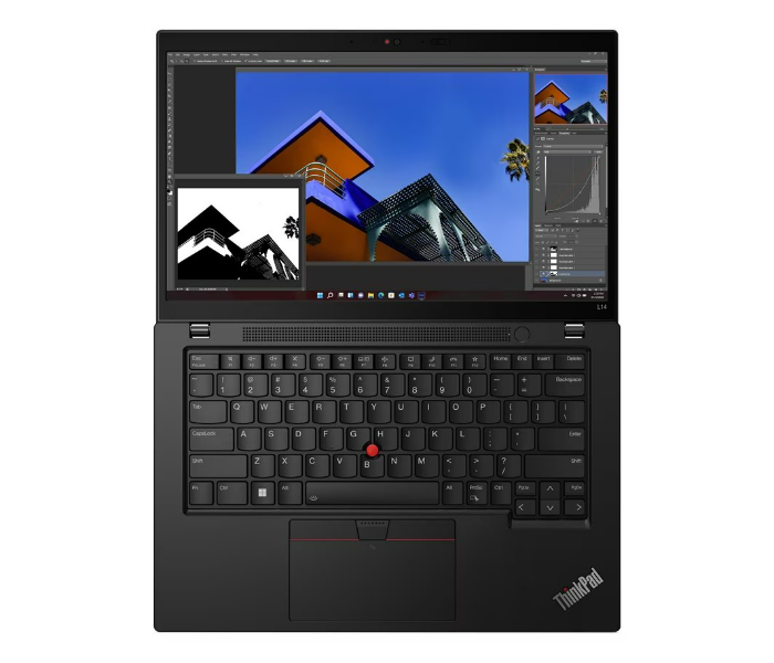 Lenovo 21H1000CGR ThinkPad L14 Gen 4 14 Inch FHD Intel Core i7-1355U Processor 16GB DDR4 RAM 512GB SSD Integrated Intel Iris Xe Graphics Windows 11 Pro 64 - Black - Zoom Image 6