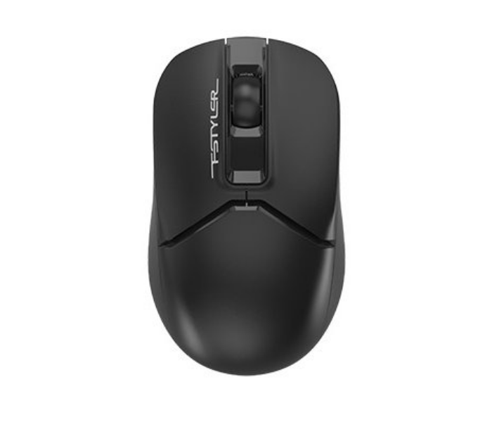 A4TECH Fstyler FB12S Dual Mode Recharegable Wireless Mouse - Black - Zoom Image 1