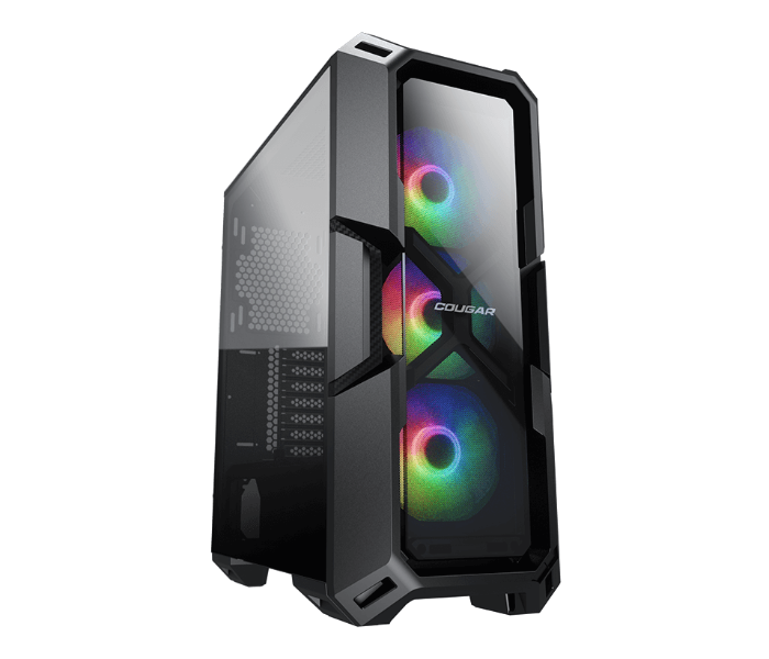 Cougar MX440G RGB Mid-Tower ATX Gaming Case - Black - Zoom Image 10