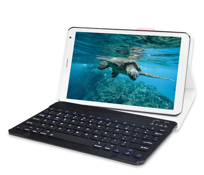 S Color I15 Pro Max smart tablet 8gb+512gb dual sim with Keyboard - Blue - Zoom Image 2