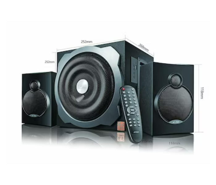 F&D A521X 2.1 Bluetooth Speaker - Black - Zoom Image 2