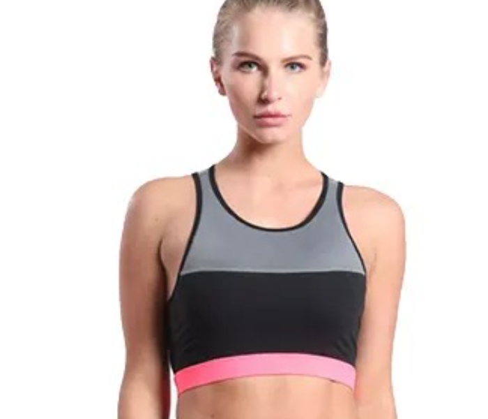 Women's Padded Free Size Striped Mixed Color Sporty Yoga Seamless Bra - Zoom Image 5