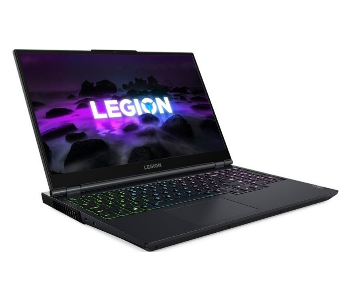 LENOVO LEGION 5 15ACH6A 82NW005QAX 15.6"FHD IPS 165Hz AMD Ryzen7 5800H Processor 16GB 1TB SSD 8GB AMD RX 6600M Graphics Win11 Home Eng-Arab Keyboard - Phanton Blue - Zoom Image 1