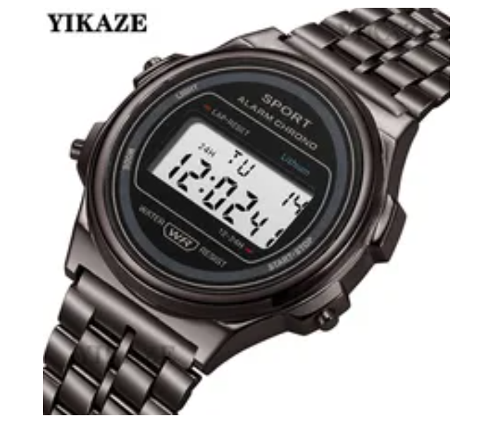 Alnoor F91W LED Digital Watch Fashion Women Multifunction Sports Wrist Watch Electronic - Black - Zoom Image 2