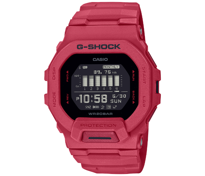 Casio G-Shock GBD-200RD-4 Digital Watch - Red - Zoom Image