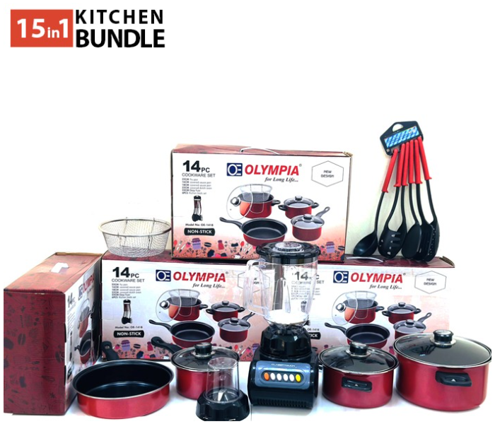 Bundle 1 PCs Set Krawn KWB999 2In1 Blender Image
