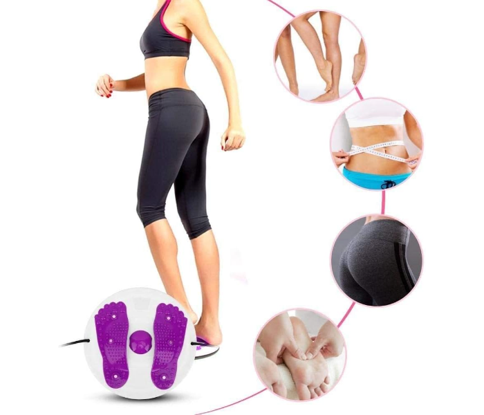 Multifunctional Twisting Waist Disc Bodytwister Twist Board for Slimming Waist and Strengthening Abs Core Twister with Handles - Zoom Image 4