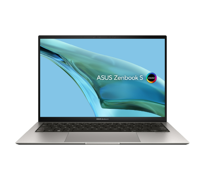 Asus Zenbook UX5304V-OLED17T S13 OLED Laptop 13.3inch 2.8K 13th Gen Intel Core i7-1355U 16GB RAM 1TB SSD Intel Iris Xe Graphics Windows 11 Home English & Arabic Keyboard - Grey  - Zoom Image 1