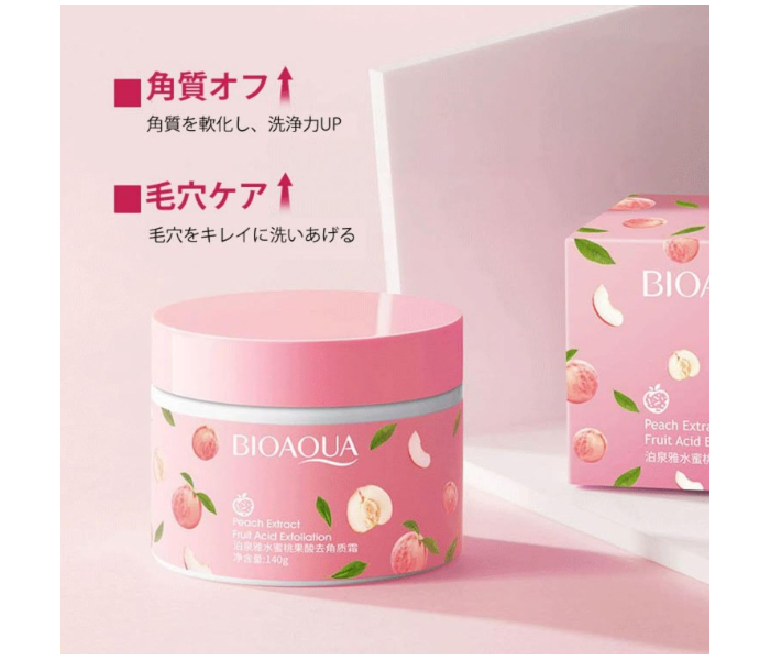 High quality peach fruit Exfoliating Body Scrub Moisturizing Peeling Cream Gel Face Scrub Full Body Lotion Unisex - Zoom Image 3