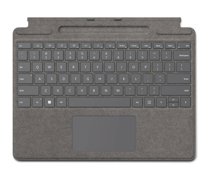 Microsoft 8XA-00074 PRO8 And PRO9 SIGNATURE TYPE English Keyboard - PLATINUM  - Zoom Image