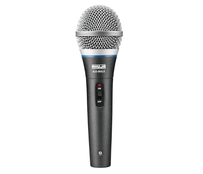 Ahuja AUD-98XLR Unidirectional Dynamic Microphone Mic - Zoom Image