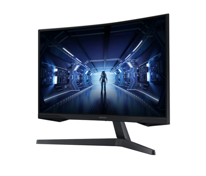 Samsung LC27G55TQBMXUE 27inch 144Hz G5 Odyssey Gaming 1000R Curved Screen Monitor - Black - Zoom Image 2