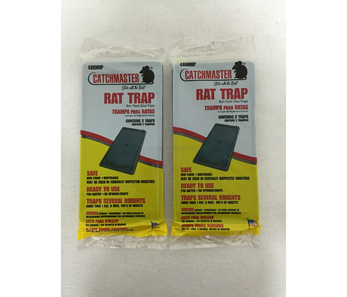 Catch Master 48RNHP 2 in 1 Disposable Non-Toxic Glue Rat Traps - Zoom Image 1