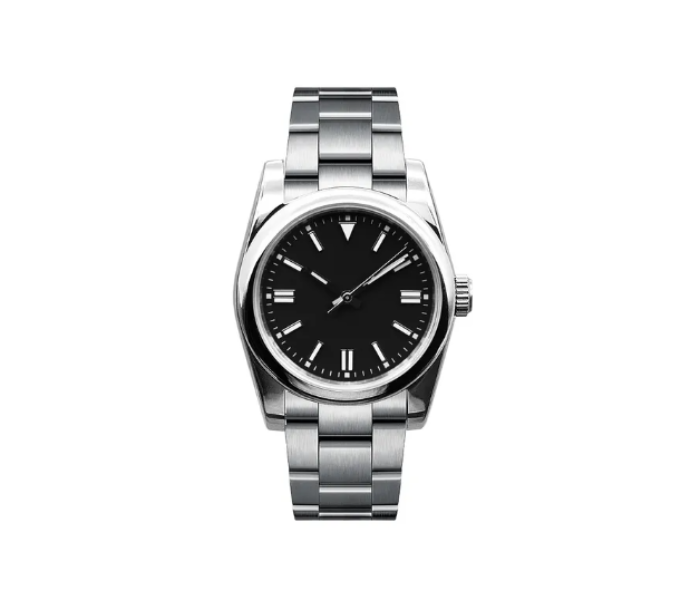 Empower Waterproof Stainless Steel Classic Wrist Watch For Women - Black And Silver - Zoom Image