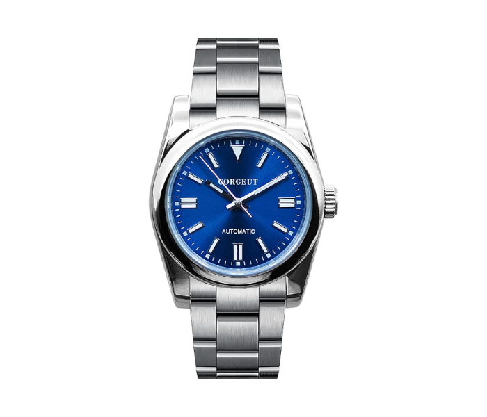 Empower Waterproof Stainless Steel Classic Wrist Watch For Women - Blue And Silver - Zoom Image