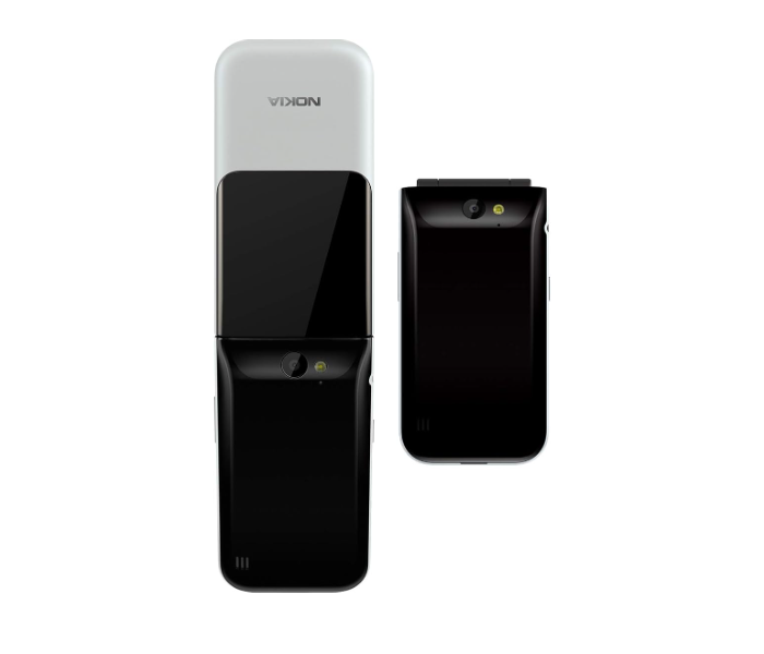 Nokia 2720 Flip 512MB RAM 4GB 4G -  Black and Silver - Zoom Image 4