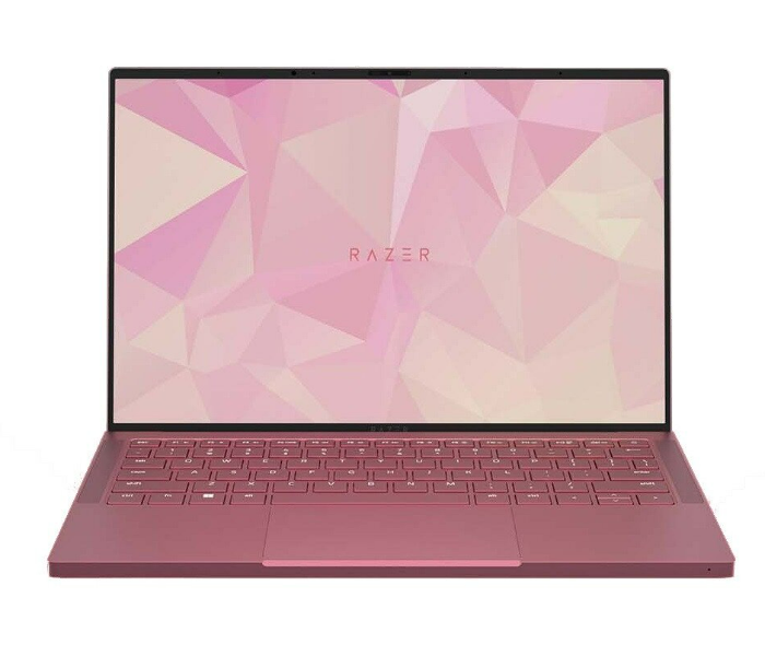 RazerBook 13 13.4 Inch UHD 60Hz Touch Screen Laptop Intel Core i7-1165G7 Quad-Core Processor 16GB RAM 1TB SSD Intel Iris Xe Graphics Windows 11 English Keyboard - Pink - Zoom Image 1