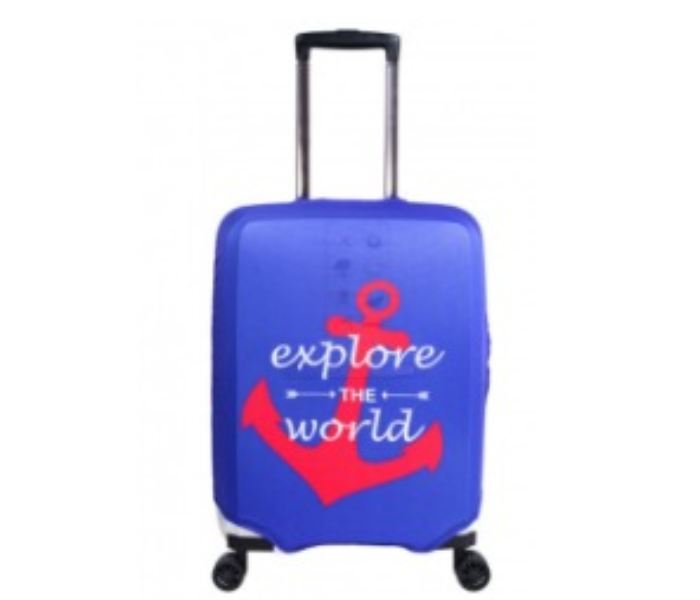 Para John PJLC9918M Luggage Cover Medium Size - Blue and Red - Zoom Image