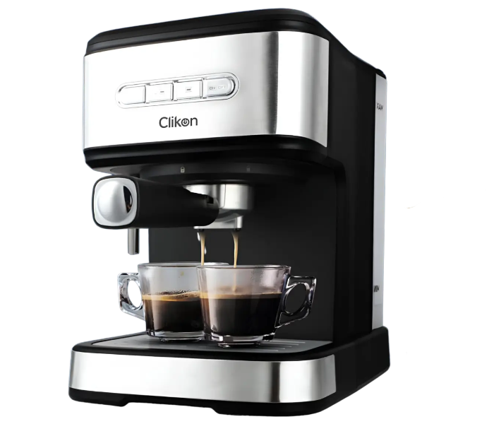 Clikon CK360 850 Watts Espresso Coffee Machine - Black - Zoom Image 1