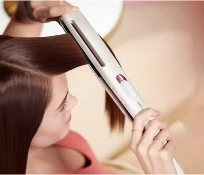 Philips BHS830/03 Prestige Hair Straightener With Senseiq Technology - White/Pink - Zoom Image 6