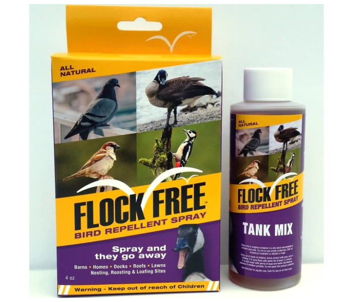 Flock Free Bird Repellent Spray 4 OZ with Flock Free Tank Mix - Zoom Image 1