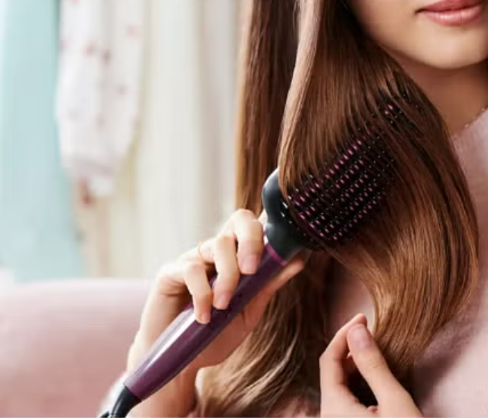 Philips BHH730/00 Heated straightening brush - Wine - Zoom Image 4