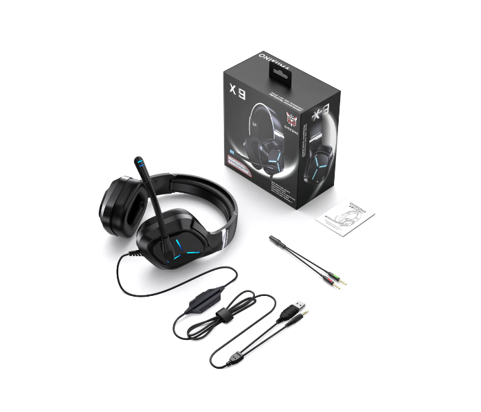 ONIKUMA X9 PROFESSIONAL GAMING HEADSET - Black - Zoom Image 2