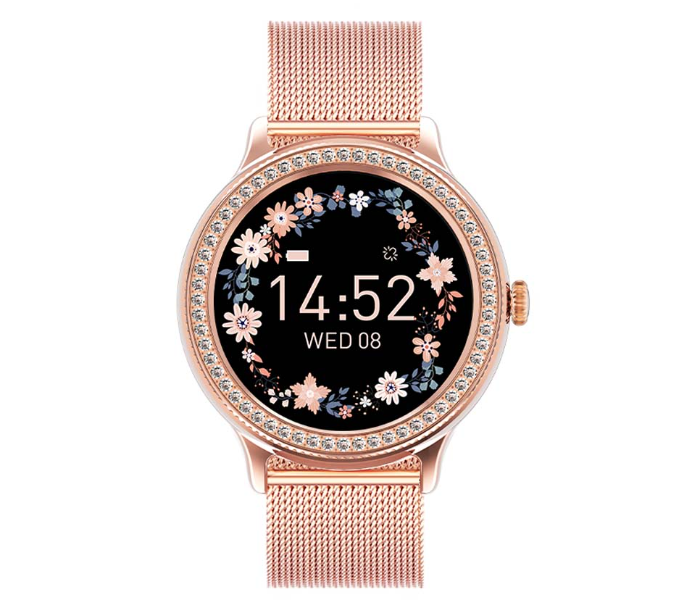 Xcell Zohra Rose Gold Smart Watch Metal Strap - Zoom Image 2